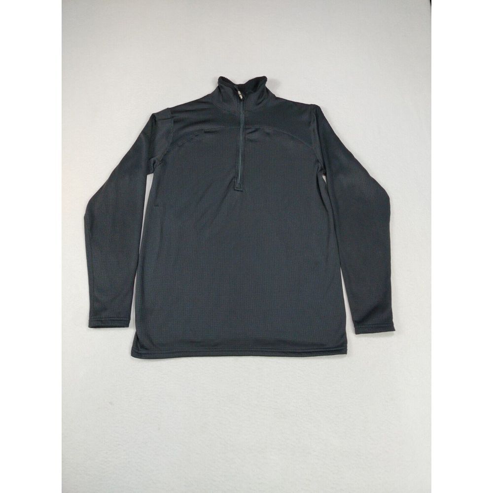 Magellan Sweater Men Small Black 1/4 Zip Fleece Gorpcore Outdoors Hiking Fishing